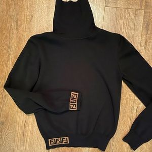 Fendi women sweater turtle neck M size